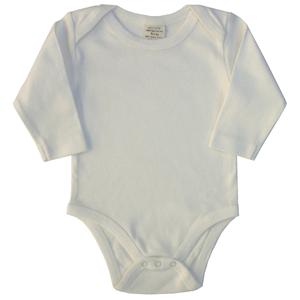 Balkan Baby Long Sleeve One–piece- White